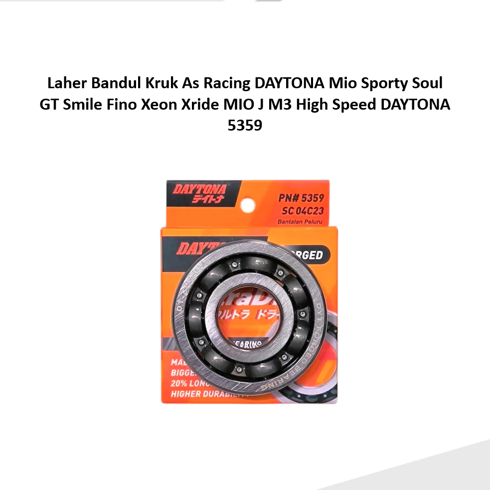 Laher Bandul Kruk As Racing DAYTONA Mio Sporty Soul GT Smile Fino Xeon Xride MIO J M3 High Speed Bea