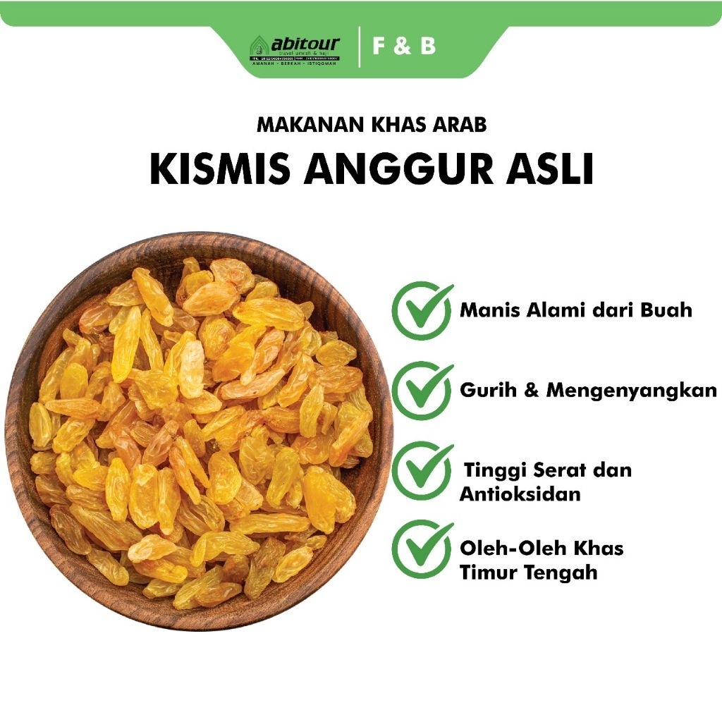 

Kismis Golden Raisin Star 1 Kg Kismis Asam Manis - Kismis Golden Raisin Star 1 Kg Kismis Asam Manis - 1000gr Dried Golden Raisin Kismis Kuning 100% Premium Berkualitas - KISMIS ASAM MANIS / KISMIS RAISIN OLEH OLEH HAJI DAN UMROH / KISMIS GOLDEN RAISIN