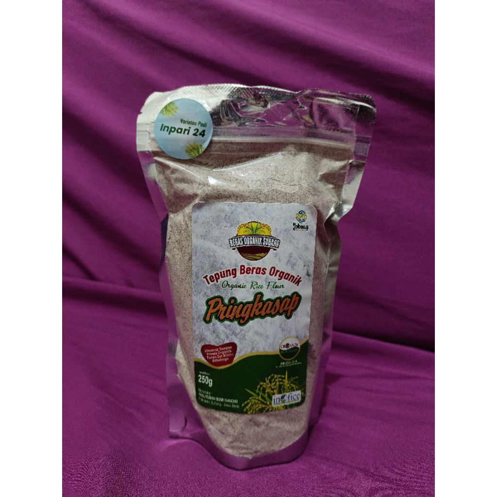 

TEBUS MURAH TEPUNG BERAS MERAH 250gram jenis INPARI 24 EXP Okt 2025