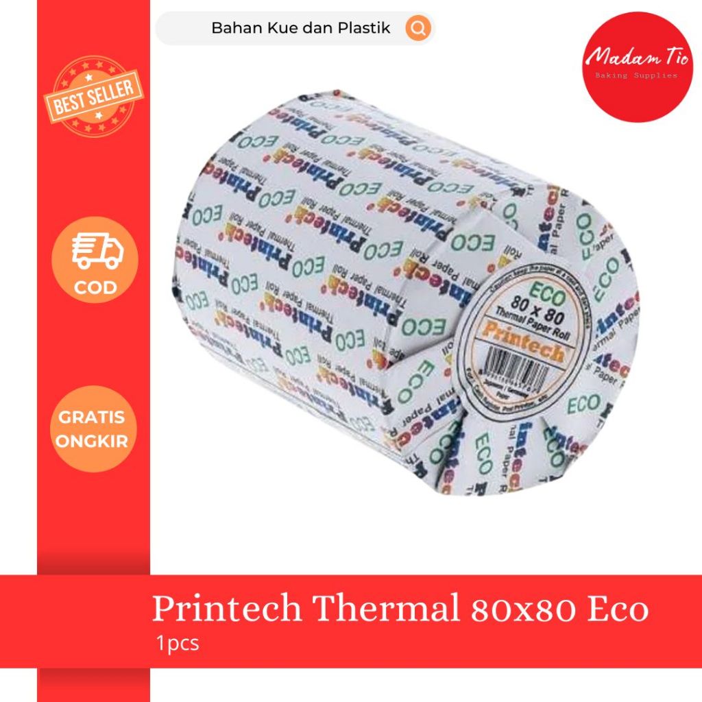 

Printech Thermal 80x80 Eco 1pcs