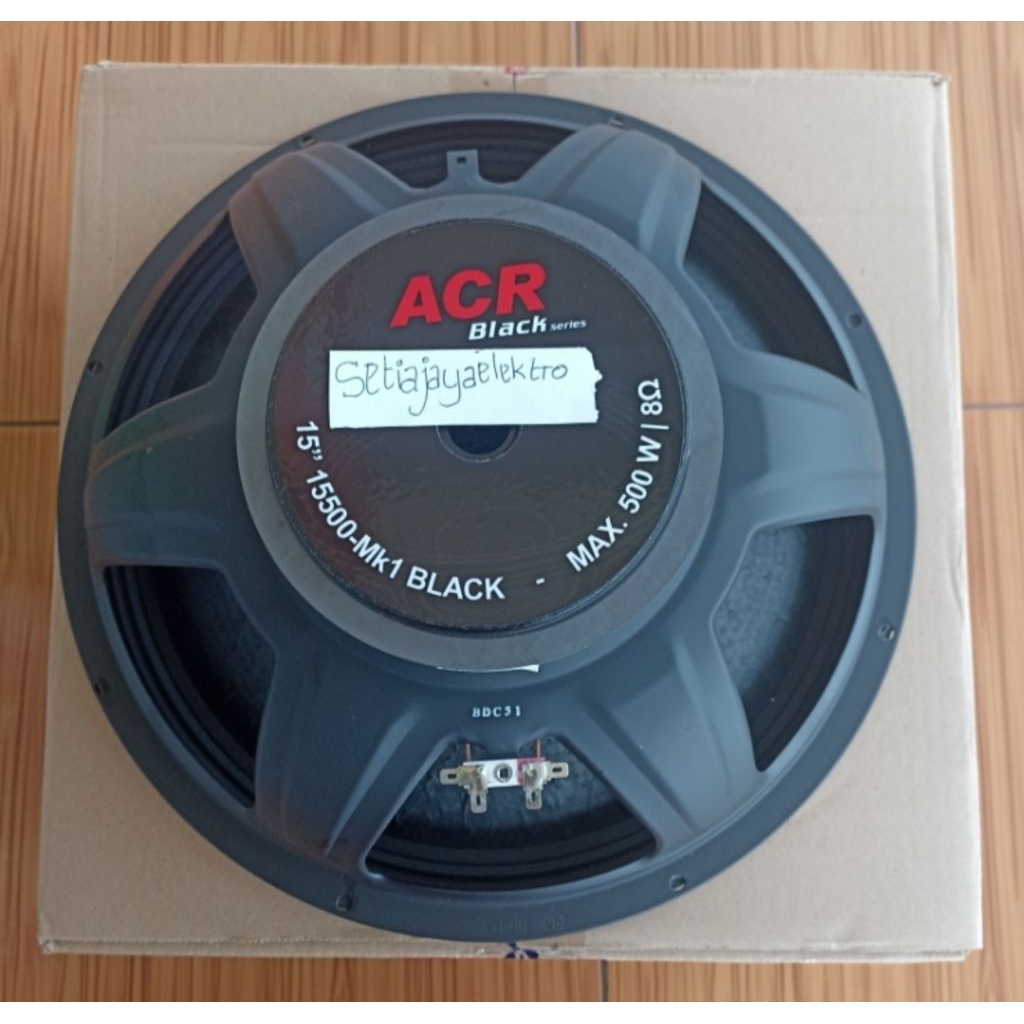 SPEAKER ACR 15 INCH 15500 MK-1 BLACK 500W 8 OHM FULL RANGE