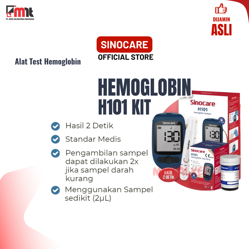 Alat Cek Darah Hemoglobin H101 Sinocare Alat Tes HB