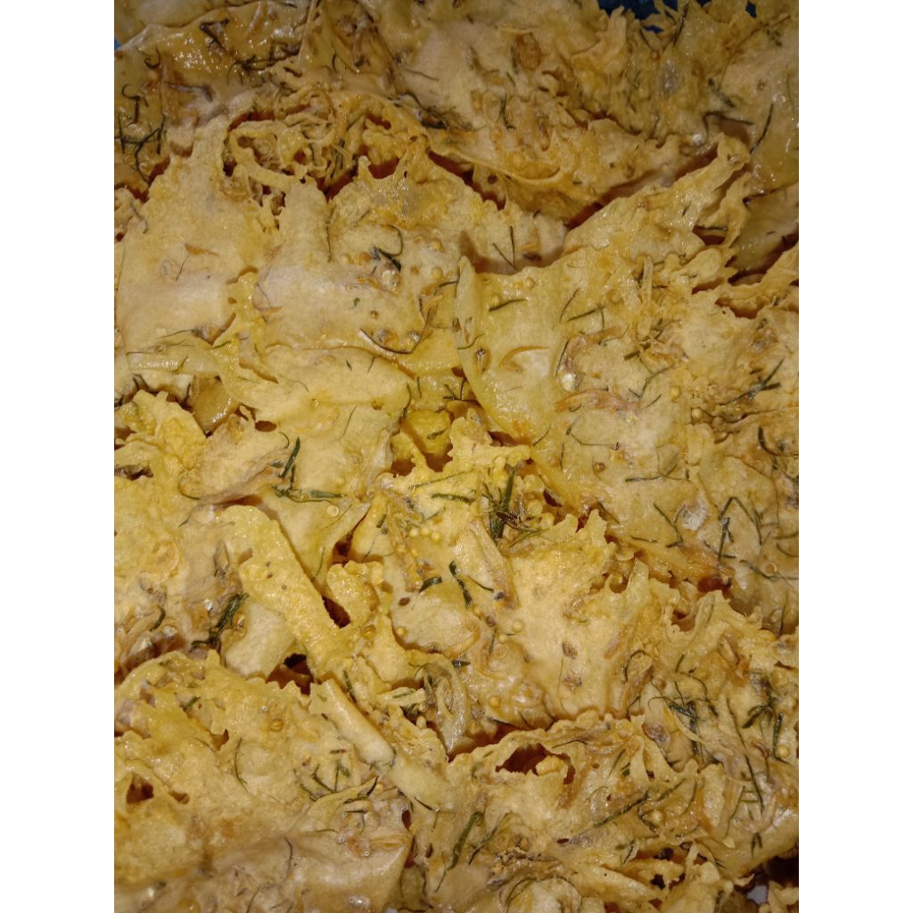 

peyek teri original, rempeyek asin gurih HOMEMADE tersedia kemasan 500gr