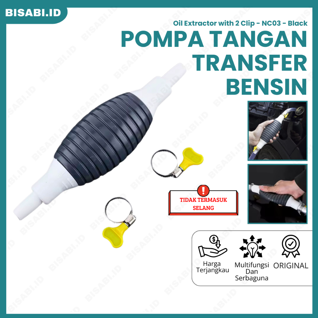 Pompa Bensin Manual Alat / Transfer Pump Alat / Pompa Tangan Penyedot Sedot Air Minyak Bensin Solar 
