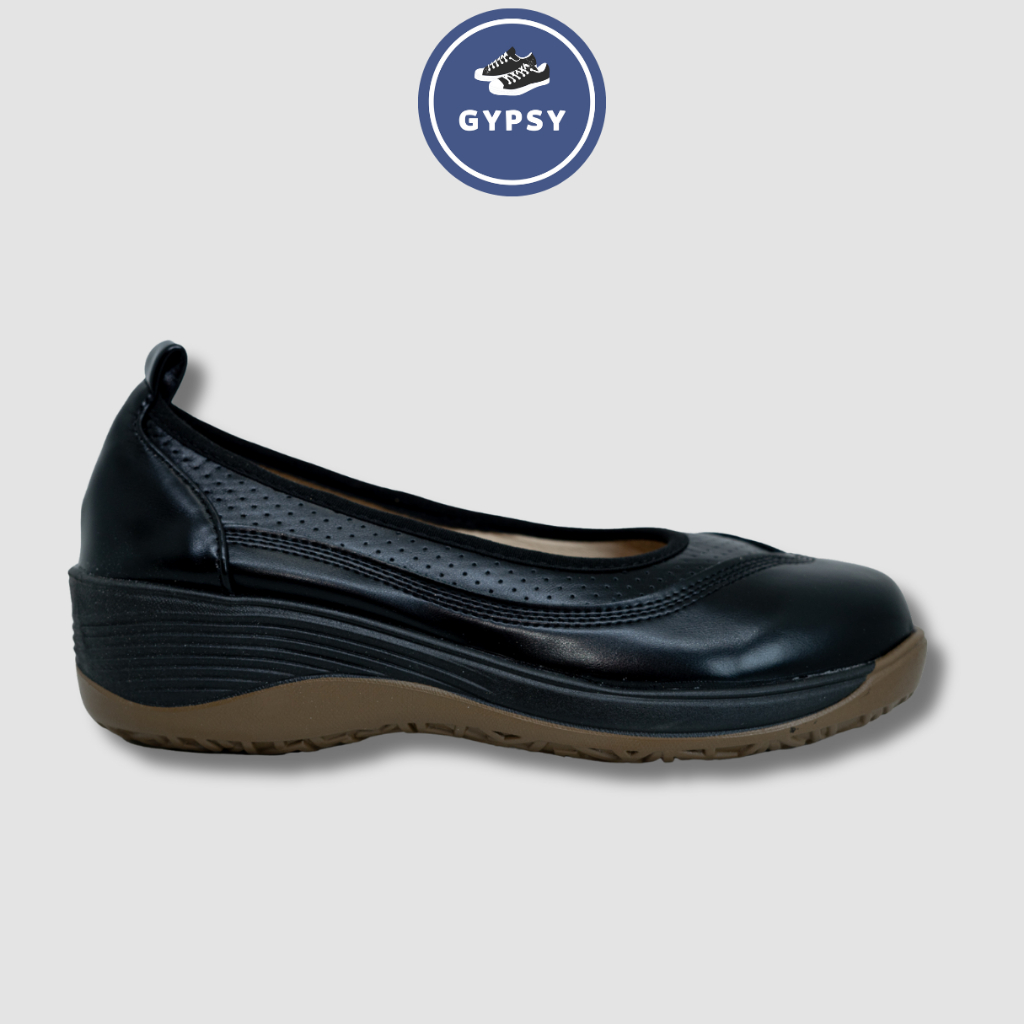 Gypsy - Sepatu Wanita Model Wedges Berkualitas Gaya Stylish Korea Style Bahan Pu Sinclair