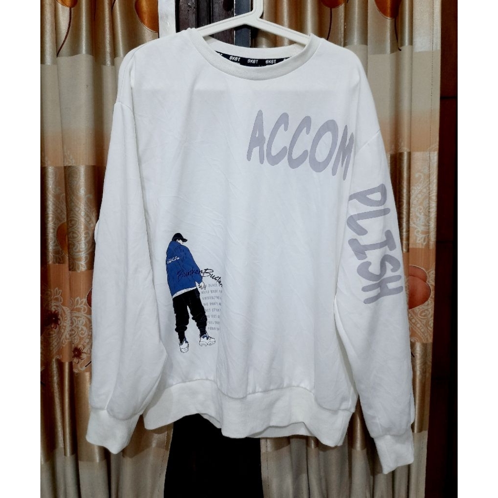 Crewneck CN Brand BKBT Korea Putih