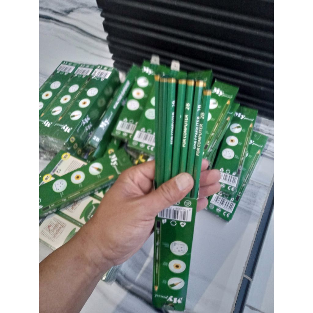 

Pensil M2000 Hijau 2B tinta halus selusin(12 pcs)harga pedagang