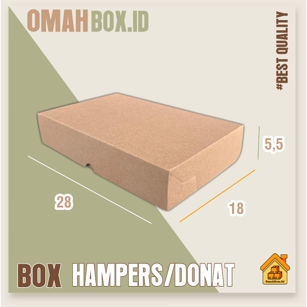 

Box hampers 28x18x5,5 cm E FLUTE | kardus box polos | kardus diecut | box diecut | box hampers | box gift | box donat | kardus donat | box donat | kardus dus box