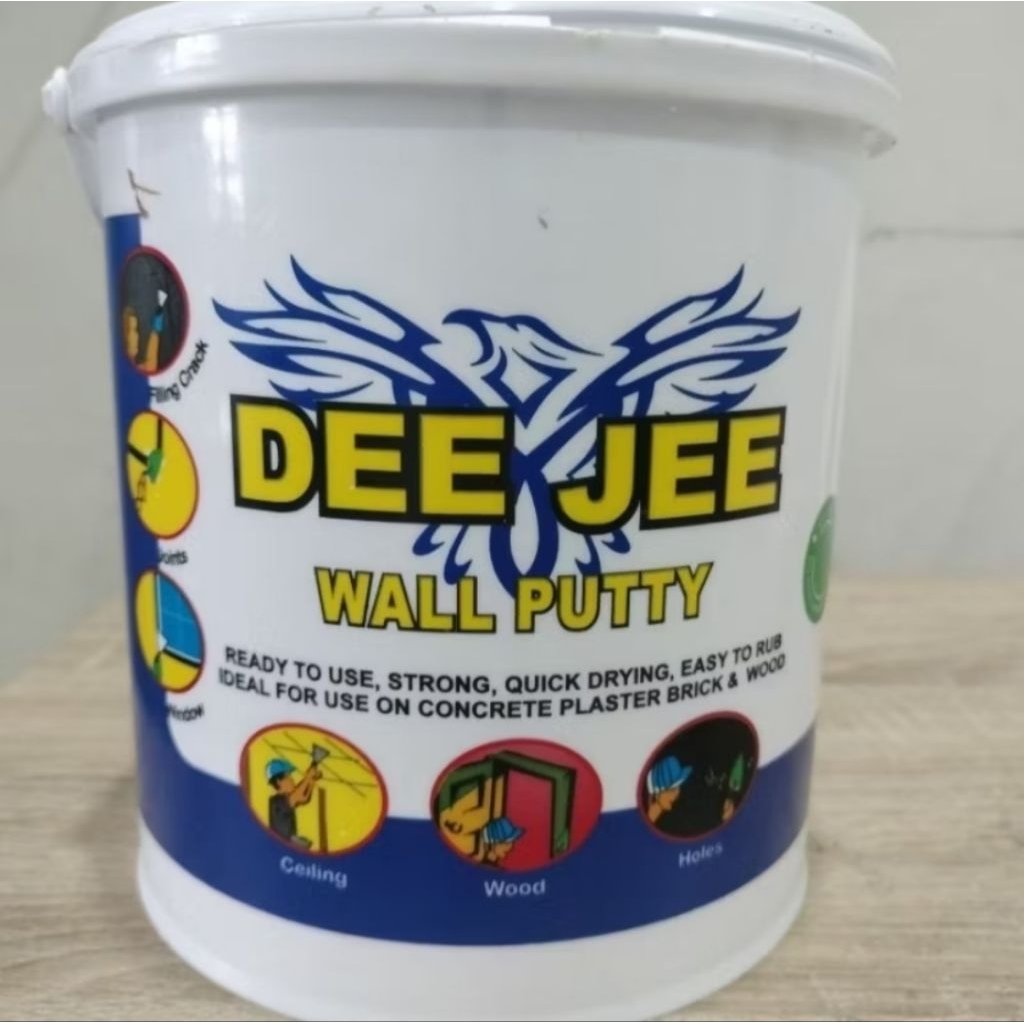 Dempul Tembok Kayu DEE JEE 5 kg / Dempul Serbaguna / Wall Putty ( Khusus instan dan same day )