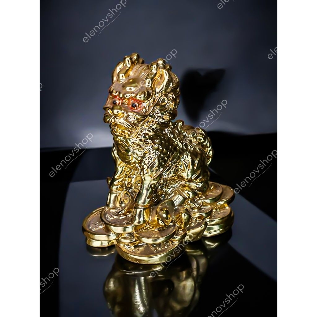Patung Qilin Emas – Hiasan Fengshui Pembawa Keberuntungan, Kemakmuran