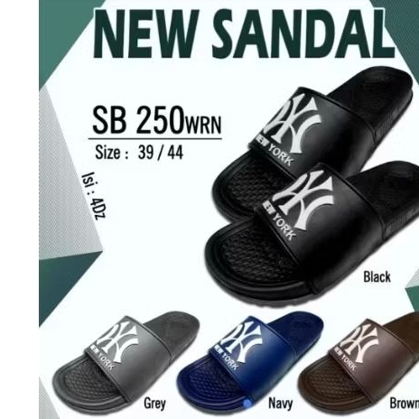 sendal cowok motif NY