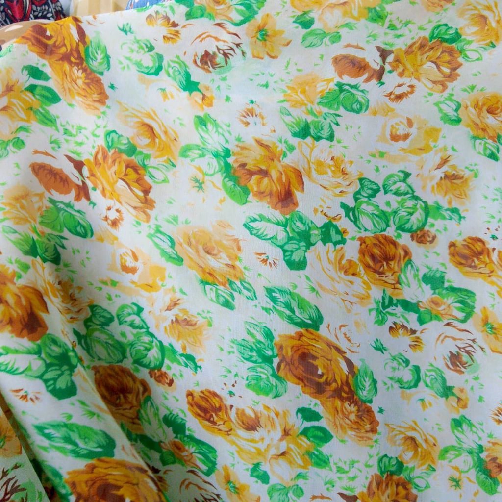 kain sifon motif / kain sifon motif bunga / kain sifon polkadot / ajt