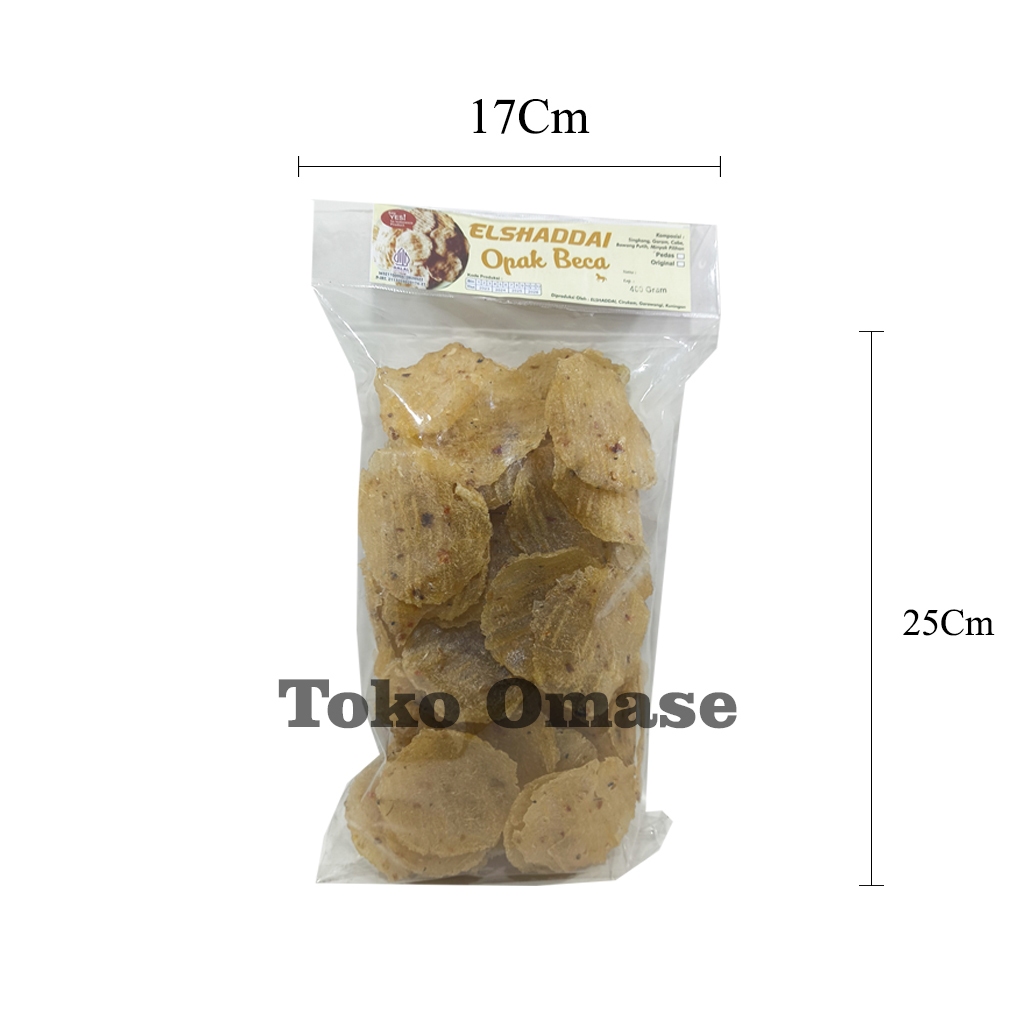 Opak Beca Mentah Oleh Oleh Khas Cirebon