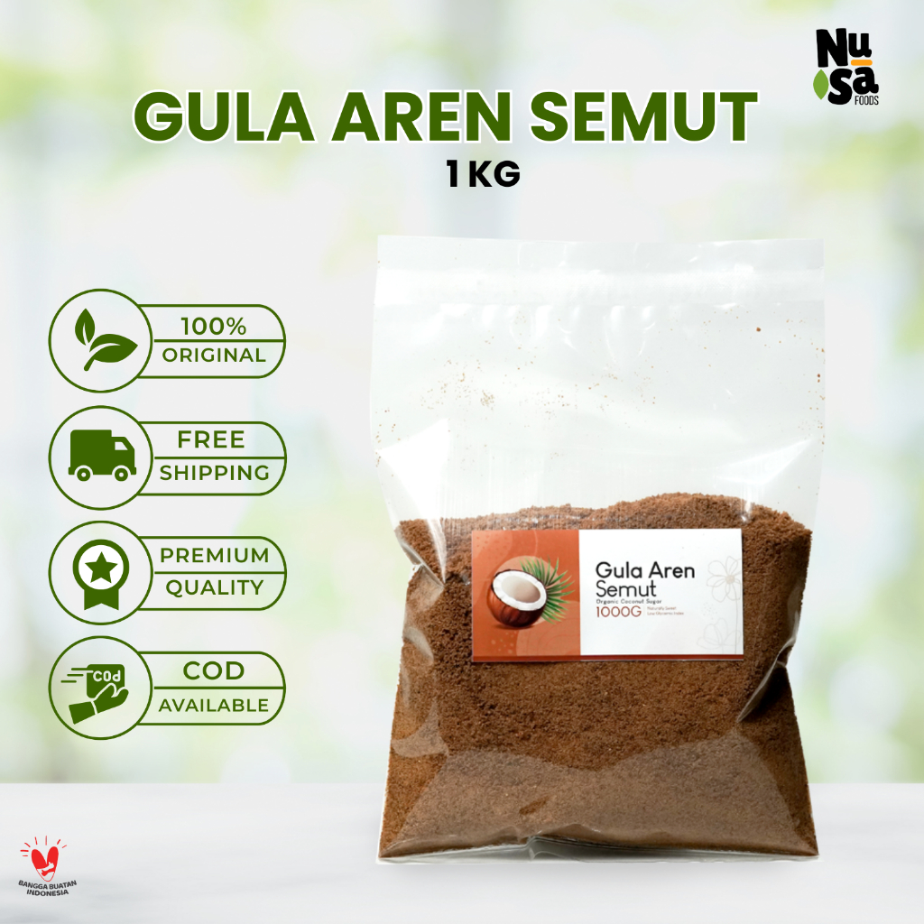 

Gula Aren Semut 1 Kg Bubuk Palm Sugar Original