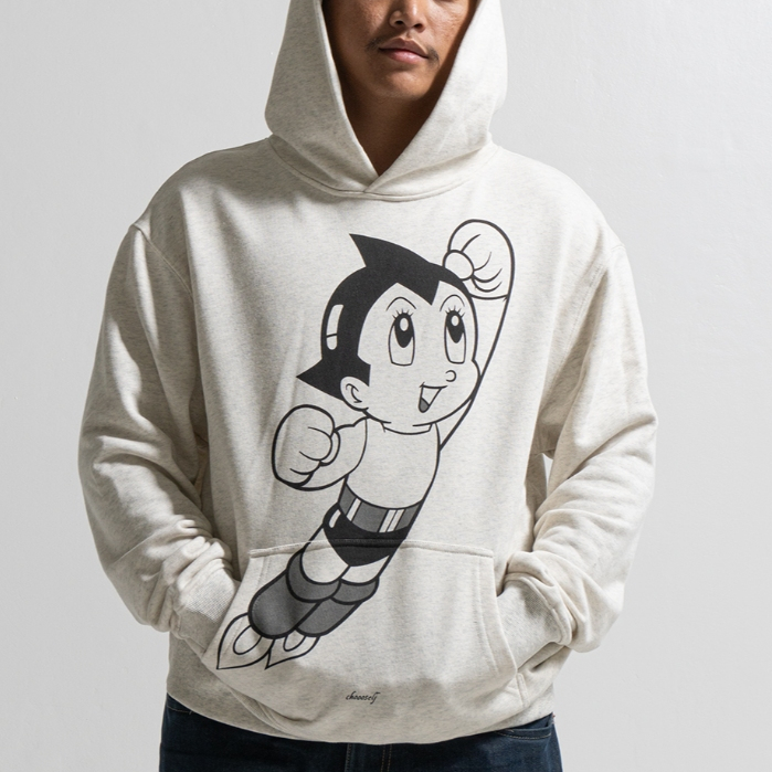Sweater Vintage Astro Boy MSCHF Big Red Boots Print Hoodie