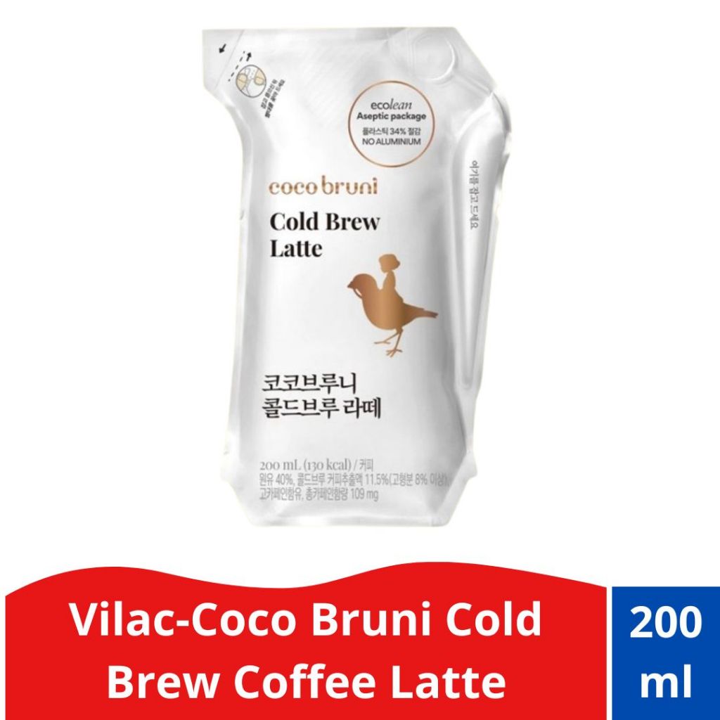 

Vilac-Coco Bruni cold Brew Coffee Latte / Kopi susu orea 200ml