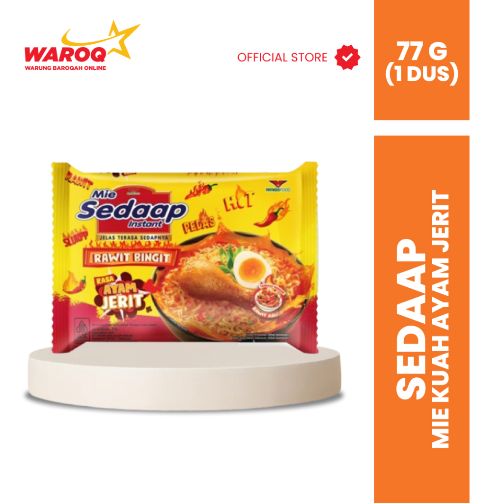 

SEDAAP MIE INSTANT KUAH AYAM JERIT 77GR (DUS)
