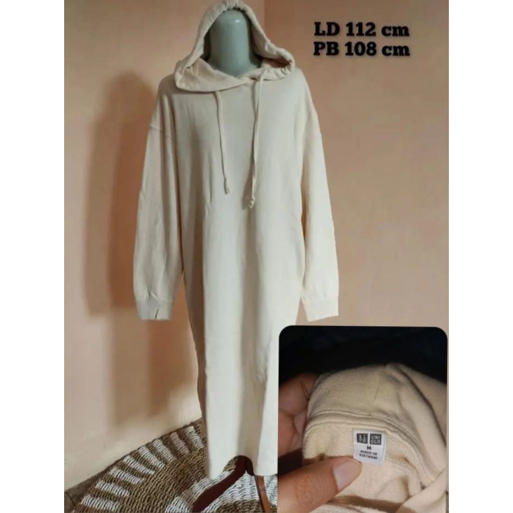 PRELOVED HOODIE DRESS UNIQLO