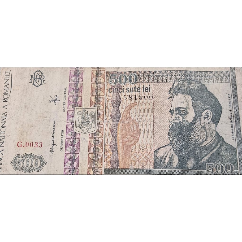 Super Murah Jarang Uang Asing Negara Romania 500 leu 1937 kondisi utuh dijamin original 100%