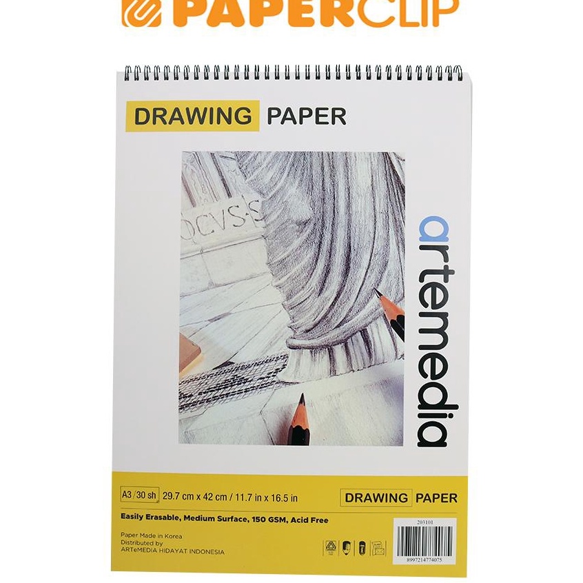 

KODE D19Y BUKU GAMBAR SKETCHBOOK ARTEMEDIA A3 15GSM 2311