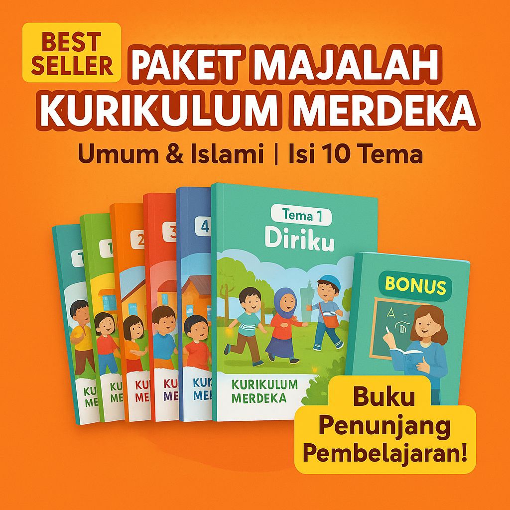 Ready|Buku Majalah Kurikulum Merdeka|Buku Kurikulum TK PAUD|Buku TK Umum Islam