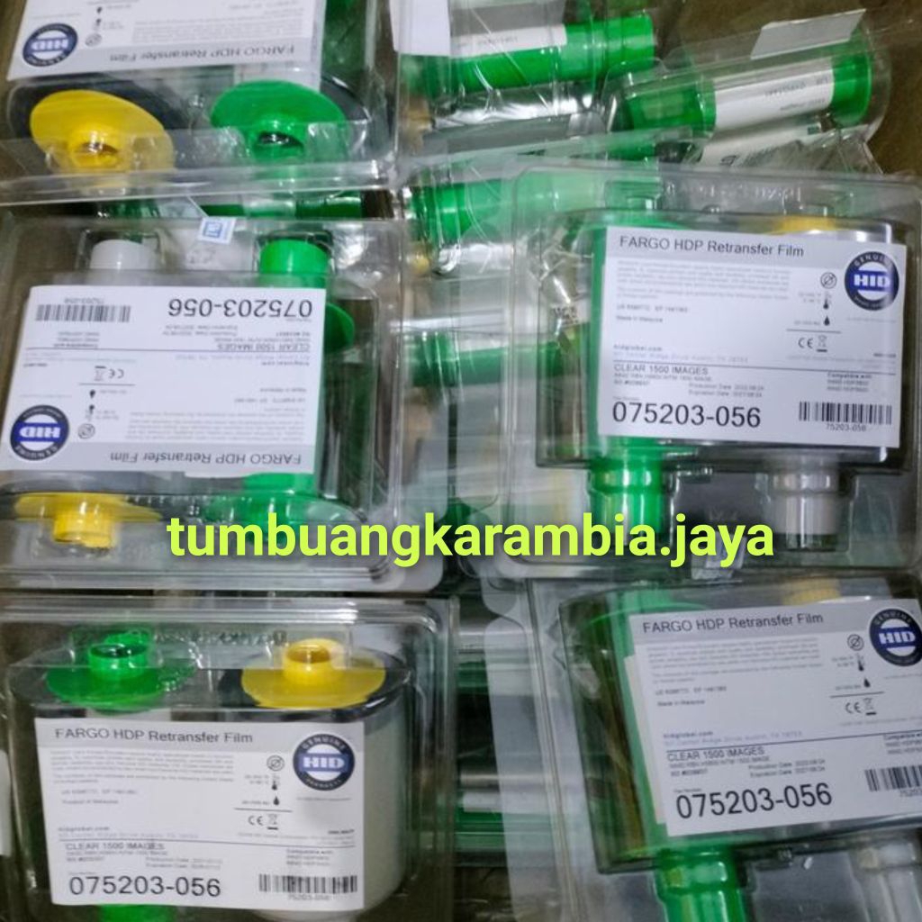 RIBBON FILM PRINTER ID CARD FARGO HDP5000/5600 E+KTP 075203-056 original