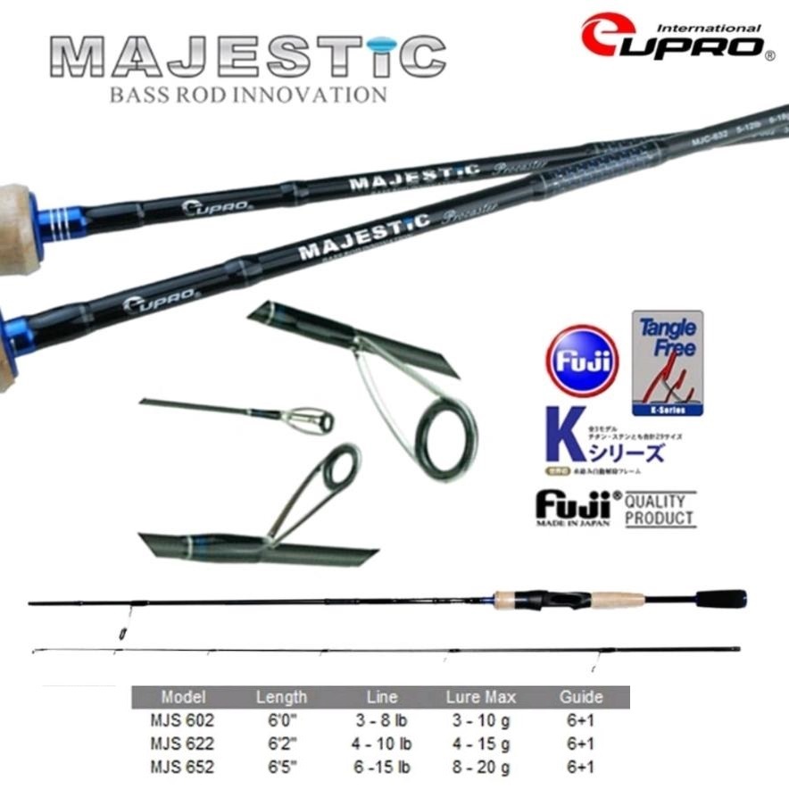 MAJESTIC Joran pancing Spinning EUPRO