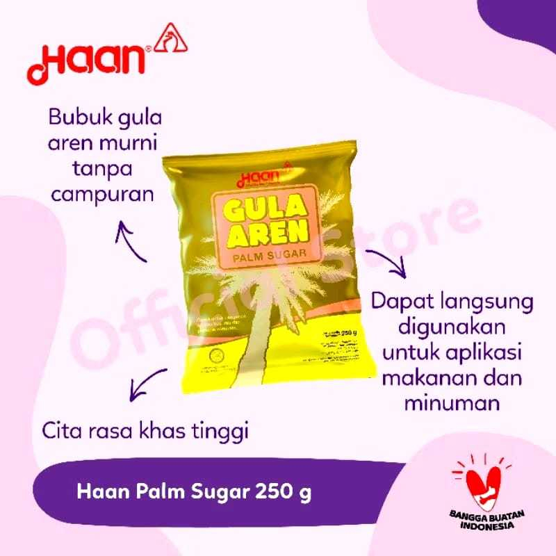 

HAAN PALM SUGAR 250GR - GULA AREN 1pcs/gula aren