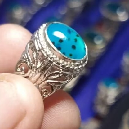 Batu Bacan Doko Majiko totol Coklat giwang kristal beraer natural