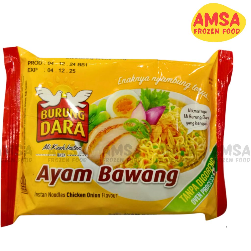 

Burung Dara MIE AYAM BAWANG 67 GR