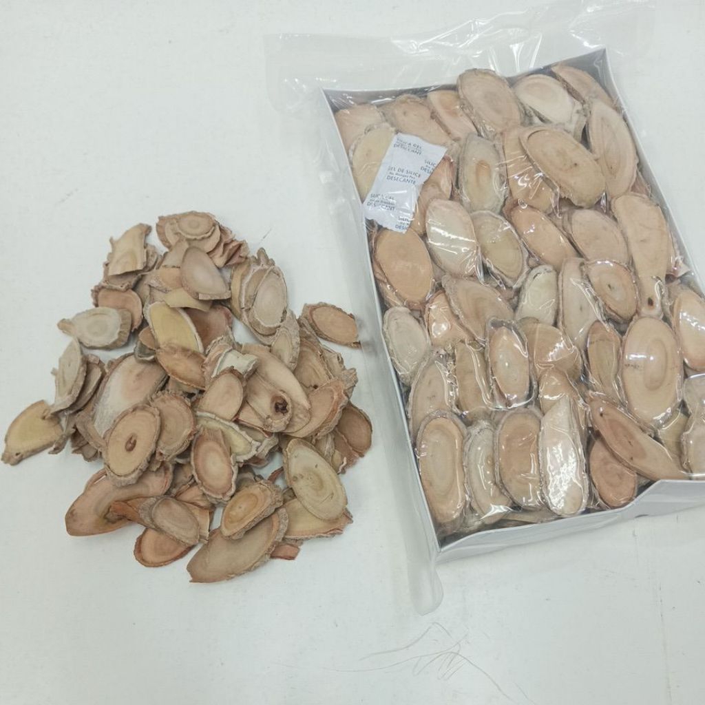 

Tungkat Ali Kalimantan Merah Super | Akar TongkatAli Kalimantan super, potongan tipis.