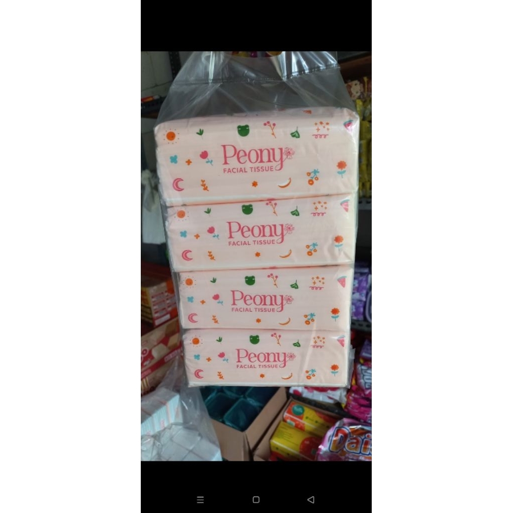 tissue peony & GREEN TISSUE