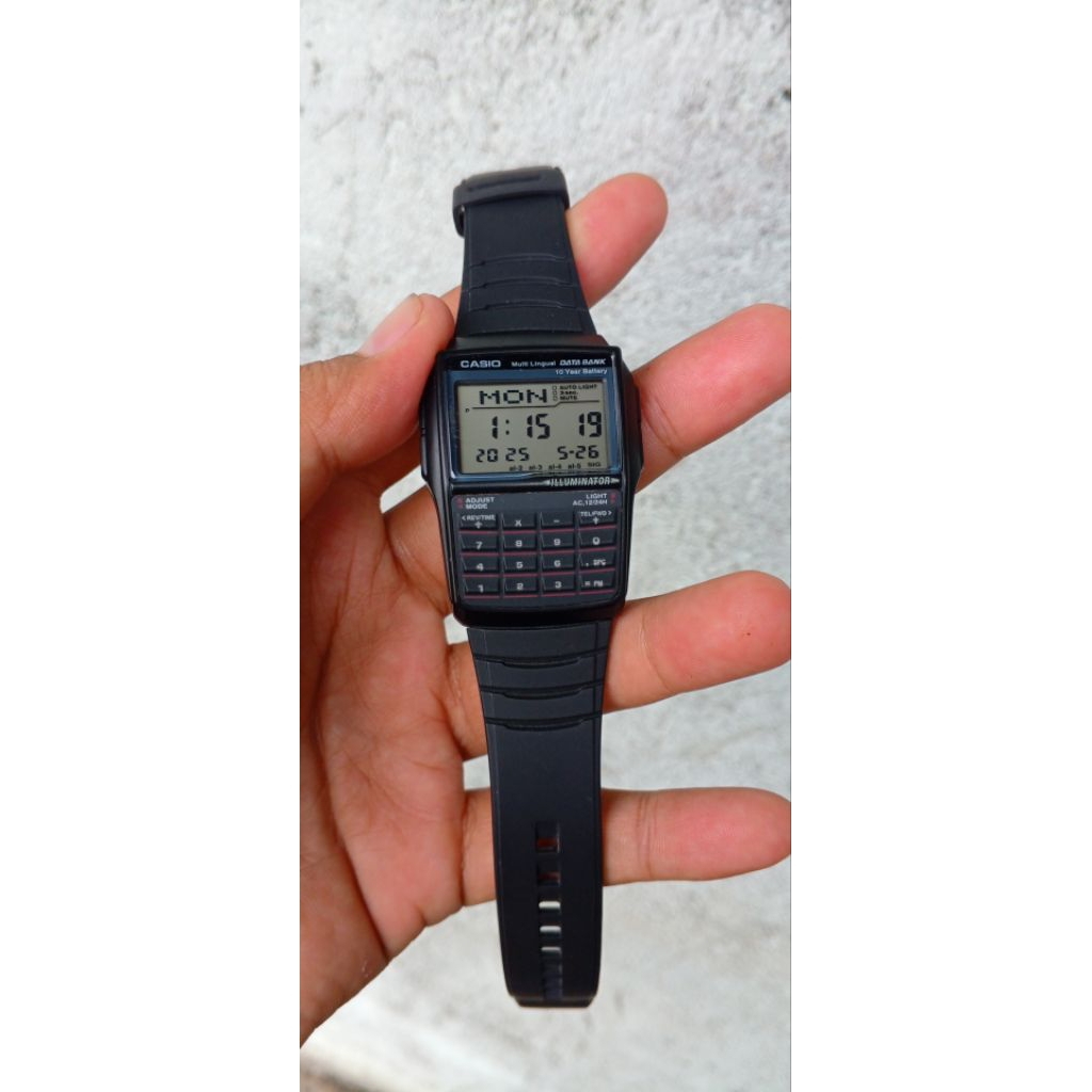 

Jam tangan Casio calculator DBC32 original