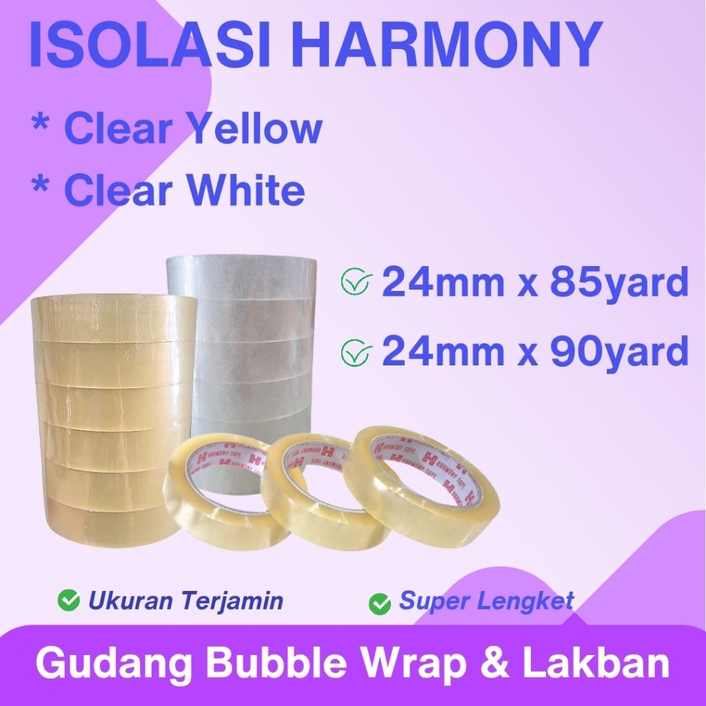 

Isolasi 24 mm x 90 Yard 45 micron Super Clear