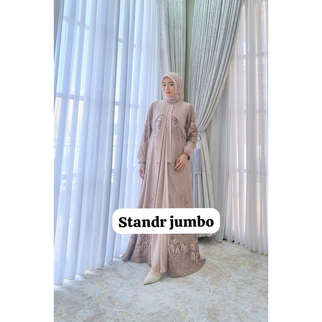Viola  Dress  Gamis Marevi  Standr jumbo Terbaru Original