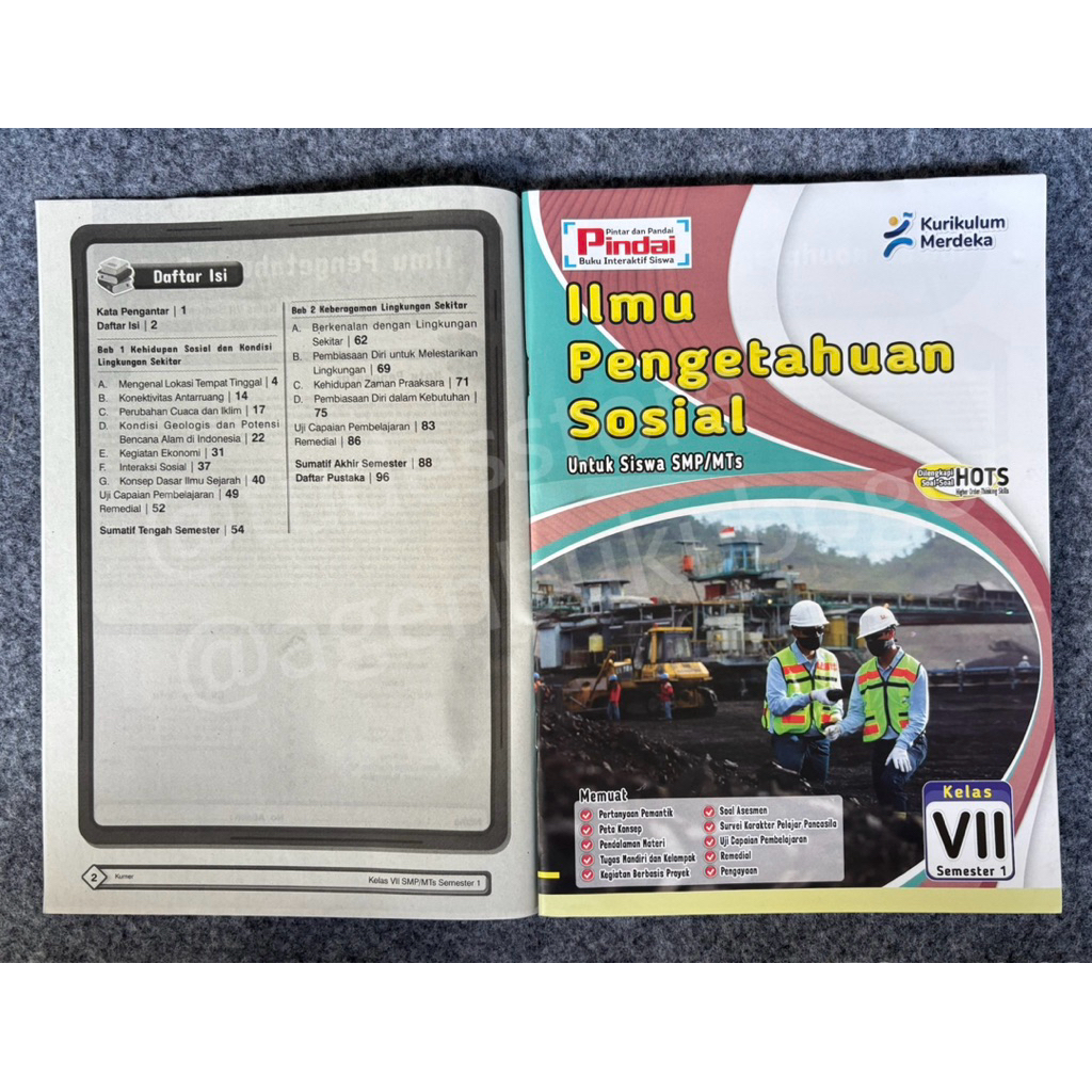 LKS  IPS SMP SEMESTER 1 PENERBIT CV ARYA DUTA TERBARU