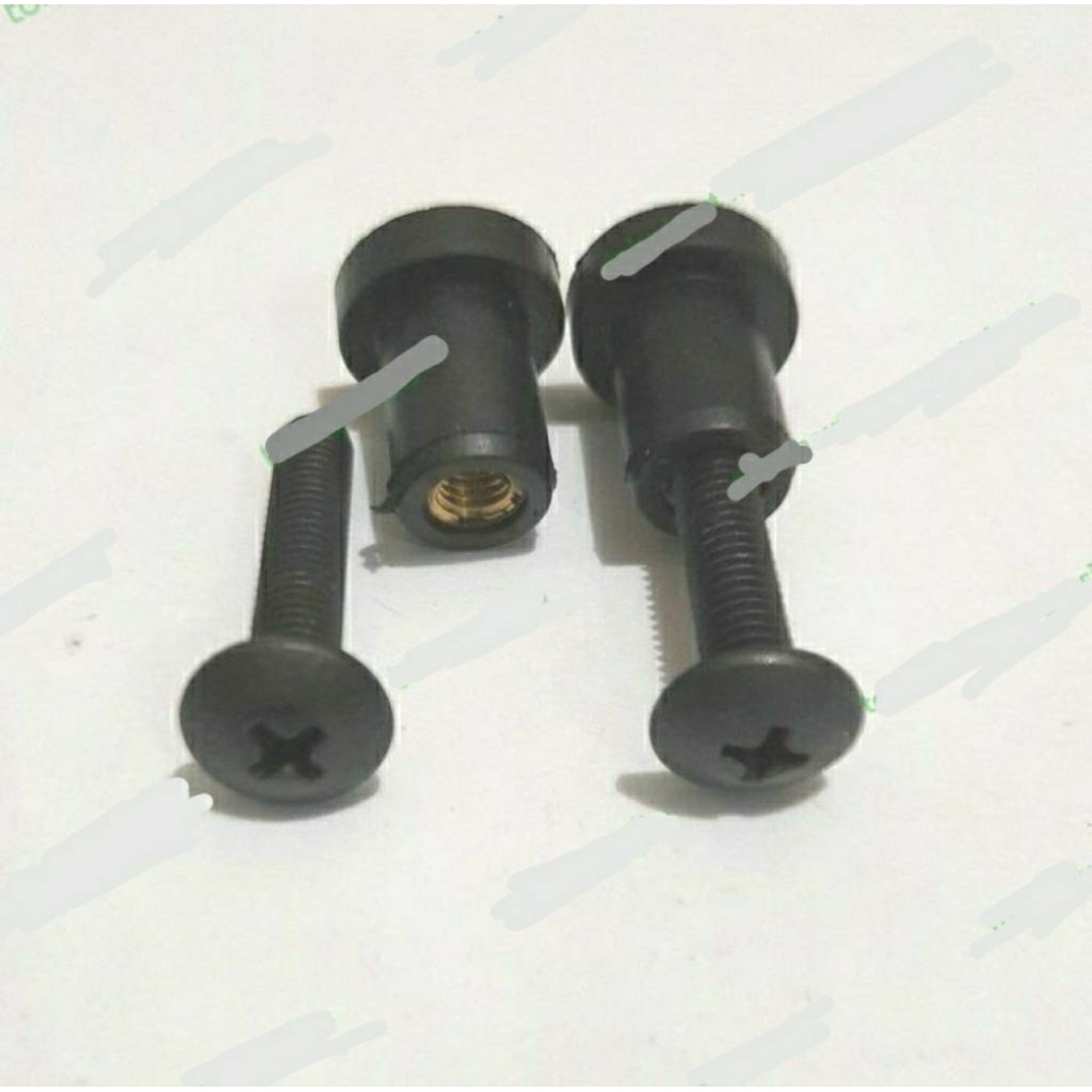 Baut Mur visor Nmax Besi / Baut Jt 5×25 Mur visor