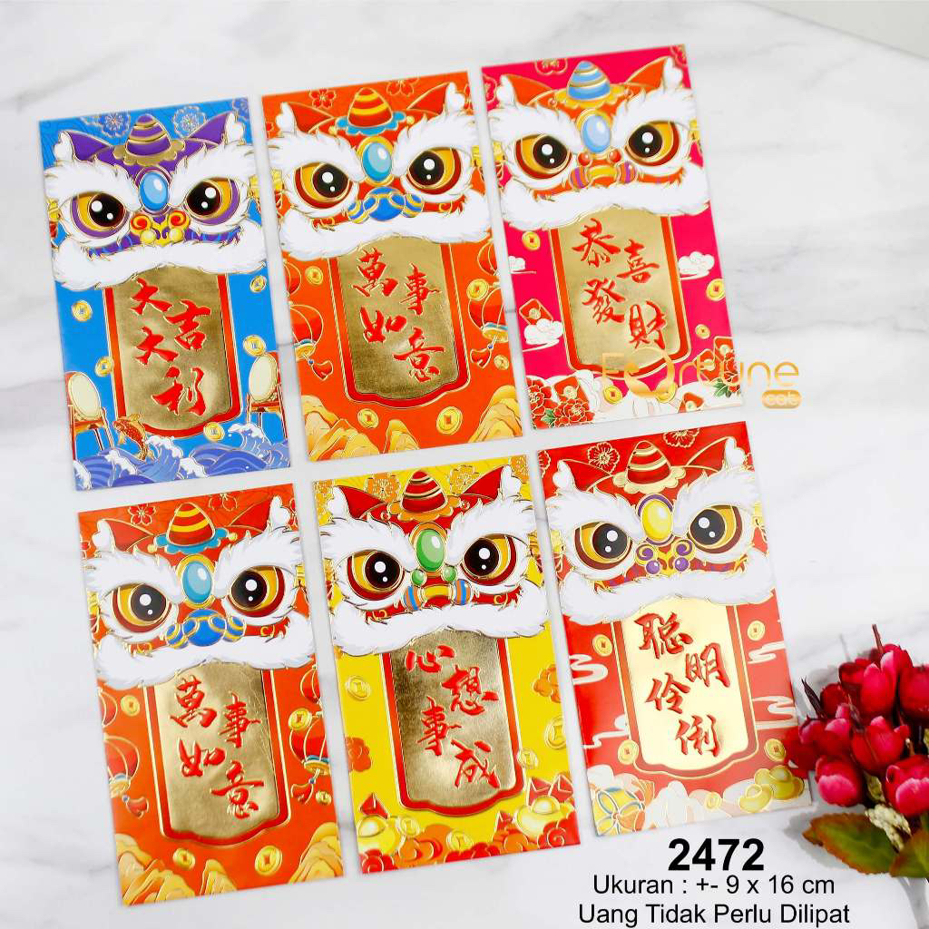 

Angpao Kertas Imlek 2026 Kuda Panjang Tipis Tebal Isi 6 Lembar Gambar Campur Terbaru