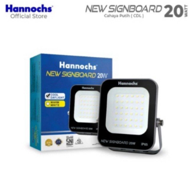 Hannochs LED Flood Light Signboard 20 Watt - Lampu Sorot Signboard 20 Watt