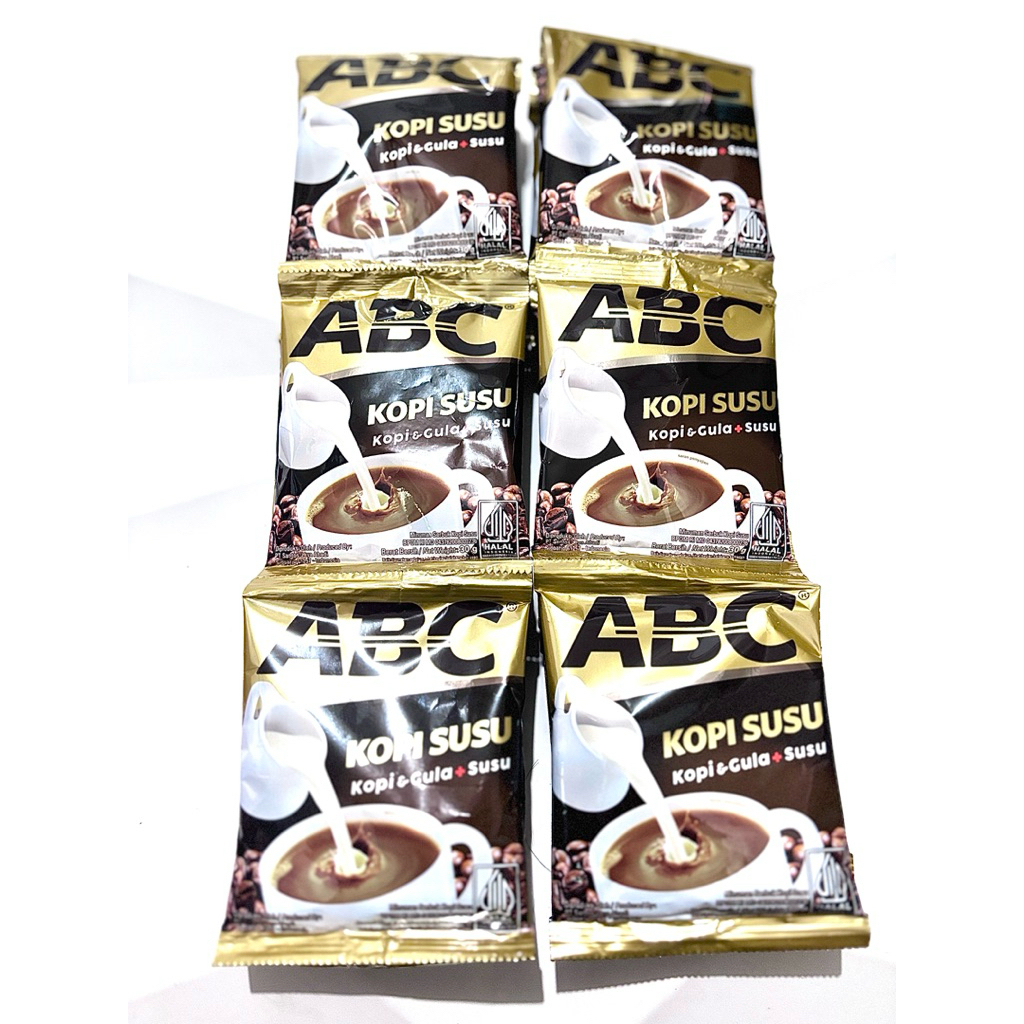 

KOPI ABC SUSU ISI 10 PCS X 30 gr