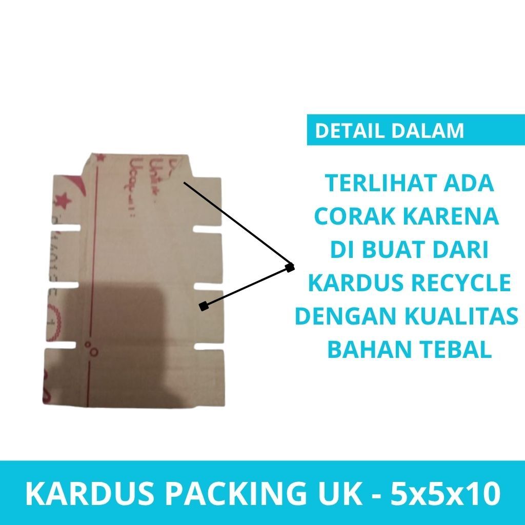 

Kardus Ukuran 10x5x5 cm | Harga 10 Pcs