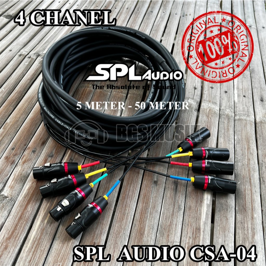 Kabel Snake SPL Audio 4chanel ORIGINAL - Kabel Snake SPL Audio 4ch CSA04
