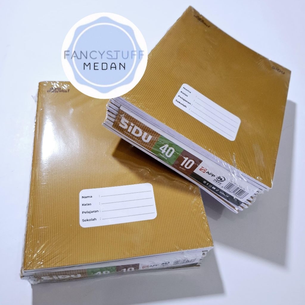 

Fancystuff - buku tulis SIDU 40 lbr isi 10pcs/ pack