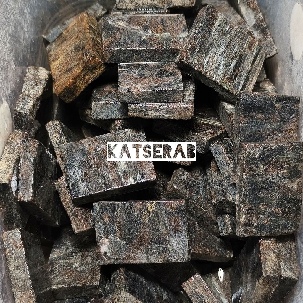 Bahan Batu Akik Bulu Macan Pietersite / Batu Akik Bulu Macan Pietersite
