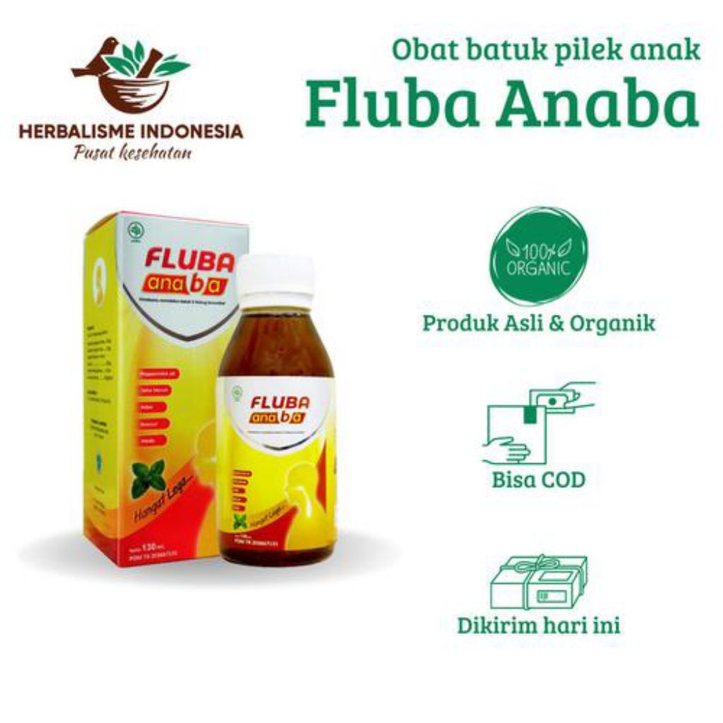

MADU FLUBA ANABA ORIGINAL - BANTU ATASI BATUK & PILEK ANAK / DEWASA
