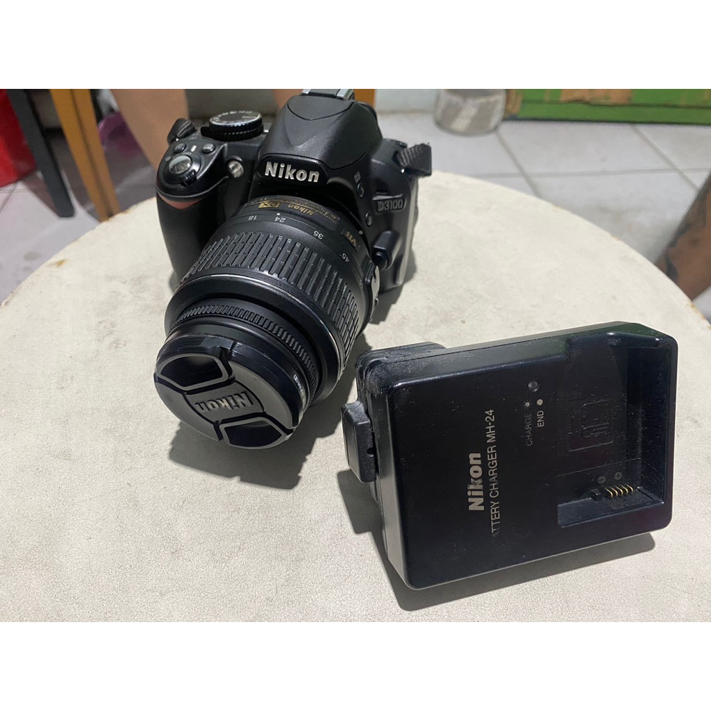 KAMERA DSLR NIKON D3100 KIT 18-55MM second like new