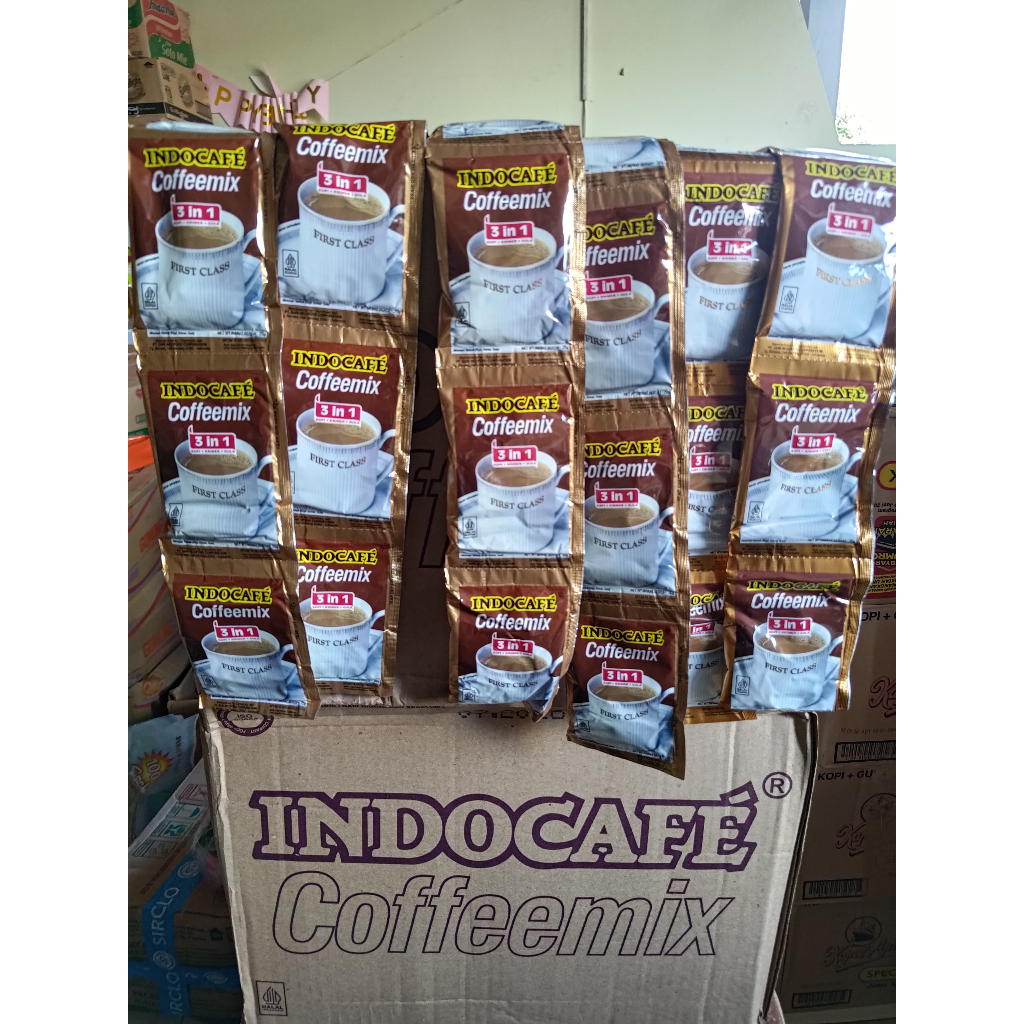 

Indocafe Coffeemix 1 Dus isi 5 pack 500 Sachet
