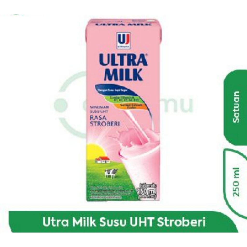 

ULTRA MILK UHT STROBERY 250ML