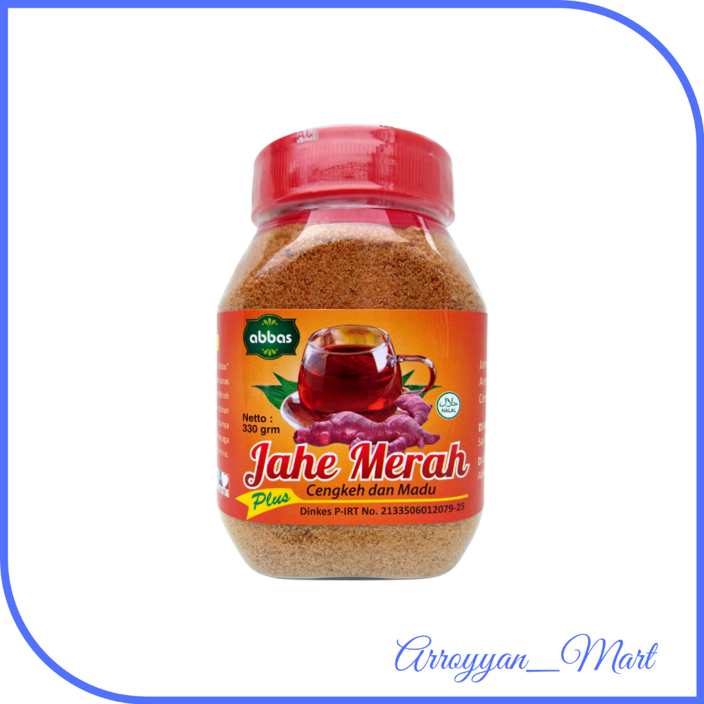 

Jahe Merah Bubuk dengan Cengkeh dan Madu ABBAS Toples 330gr