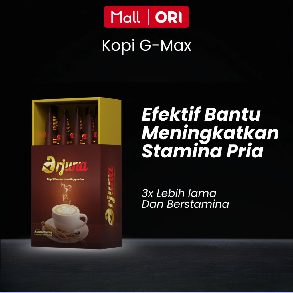 

KOPI ARJUNA ORIGINAL BPOM Kopi Stamina Pria Tahan Lama Tanpa Efek Samping
